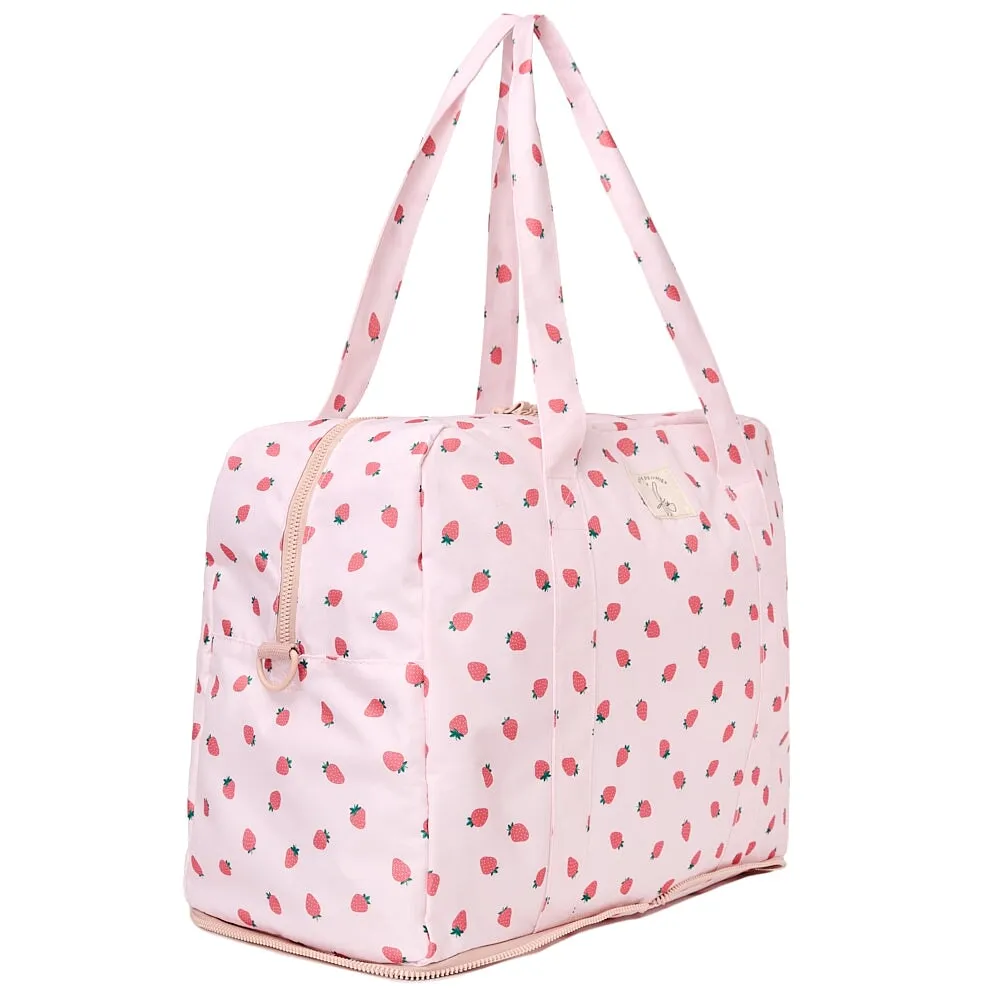 The Pack Up Duffle Mini Strawberry Print