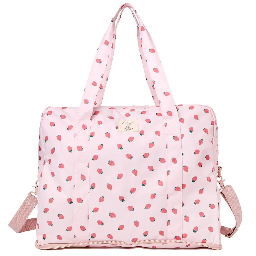 The Pack Up Duffle Mini Strawberry Print