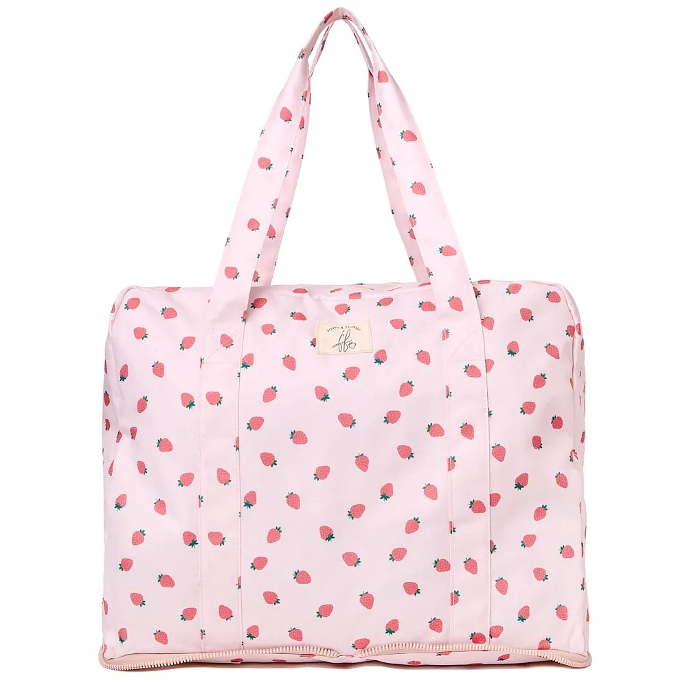 The Pack Up Duffle Mini Strawberry Print