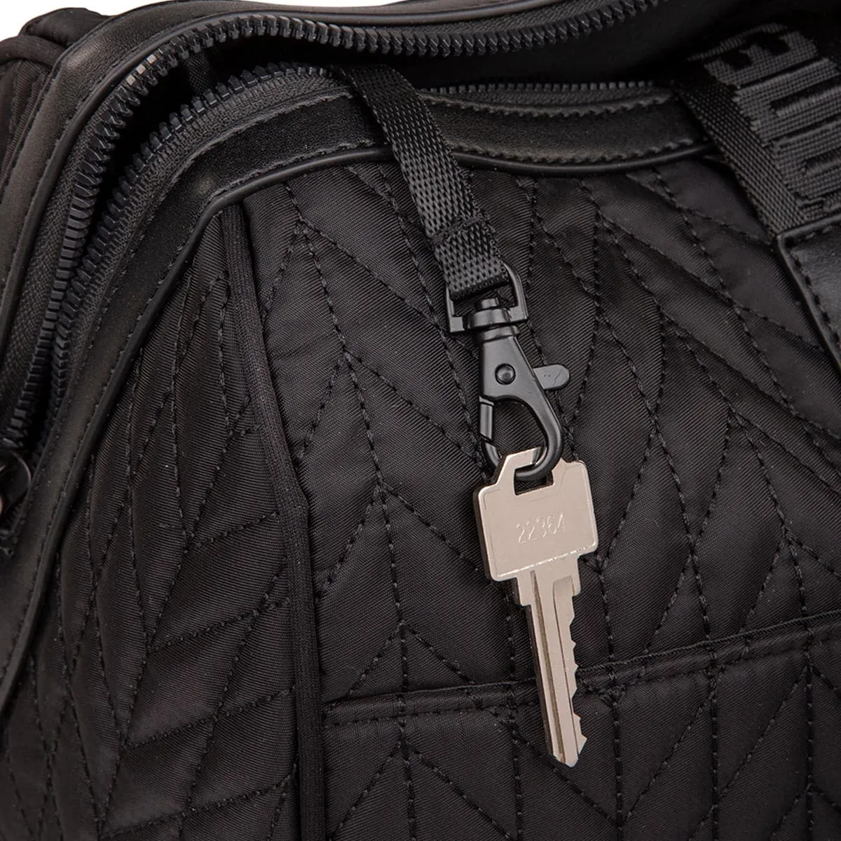 The Rolling Stones Iconic Quilted Duffle Bag