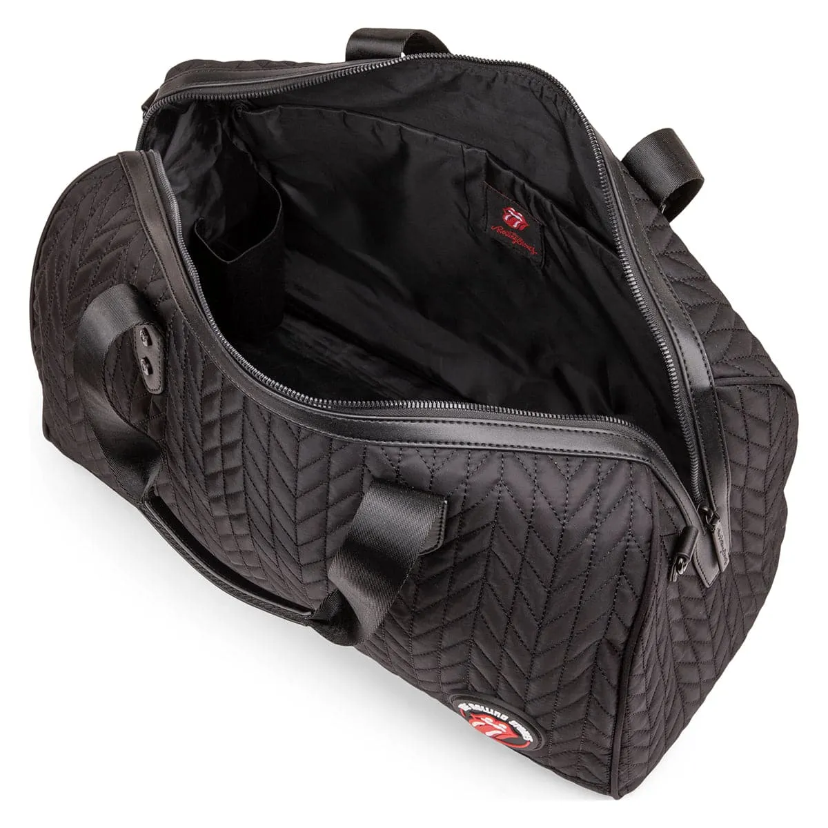 The Rolling Stones Iconic Quilted Duffle Bag