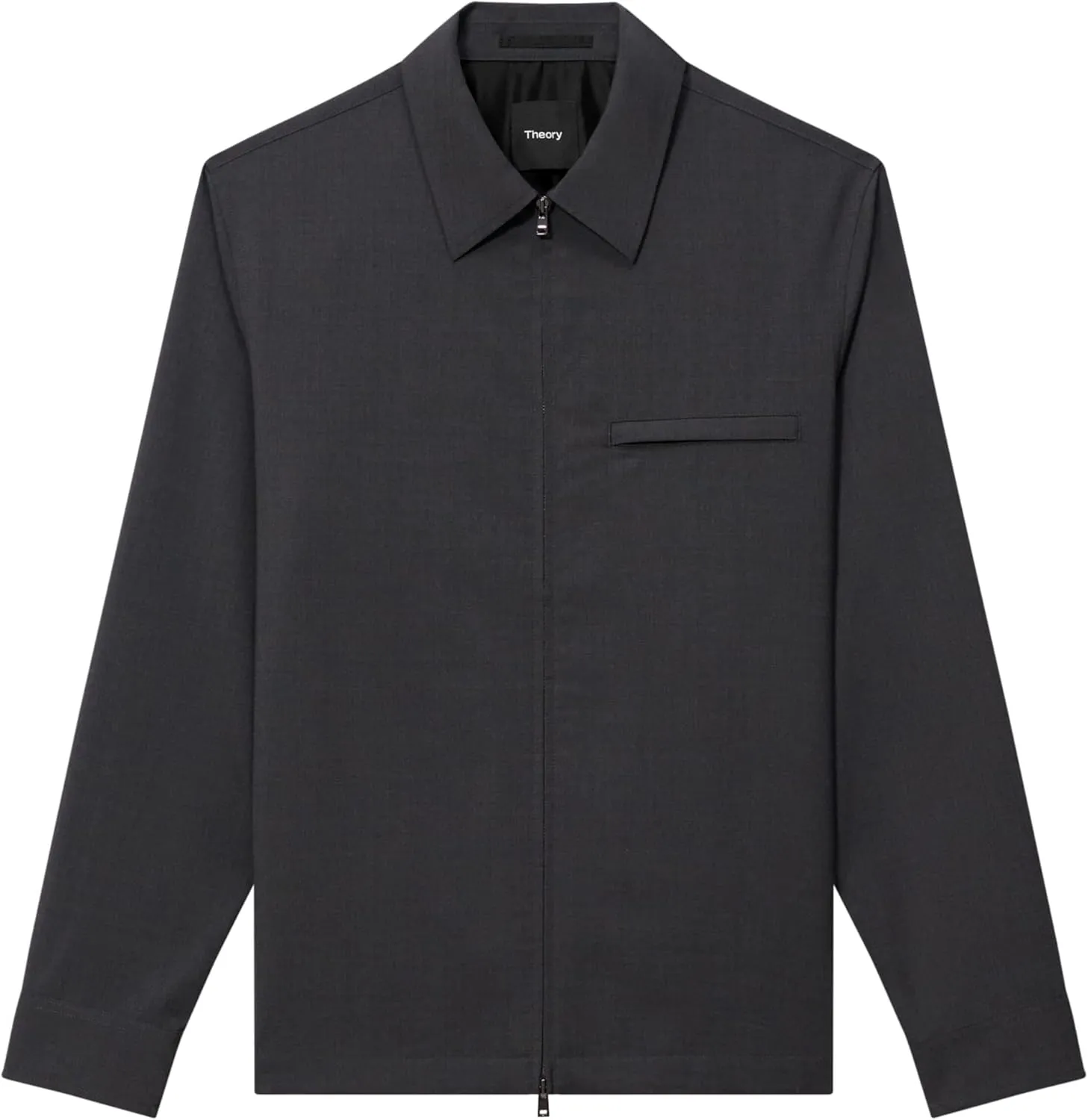 Theory Men's Overshirt Travel Jacket in Motion Wool