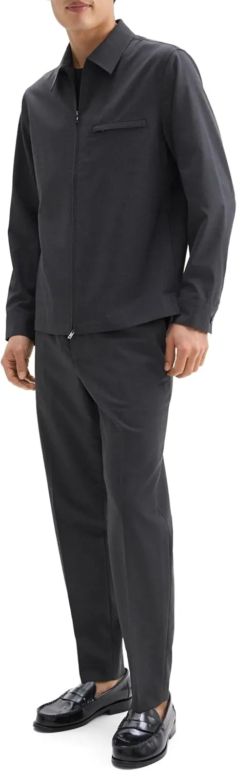 Theory Men's Overshirt Travel Jacket in Motion Wool