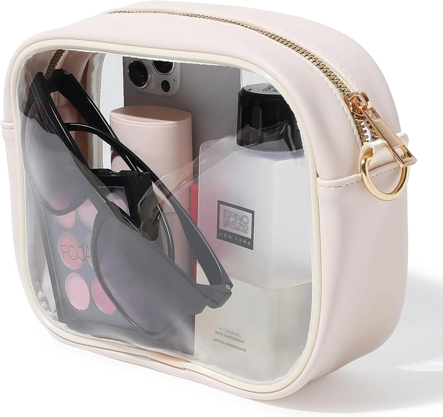 TOBVZOO Clear Bag Stadium Approved, Crossbody Transparent Bag for Concerts Sports Events, Purses for Men & Women