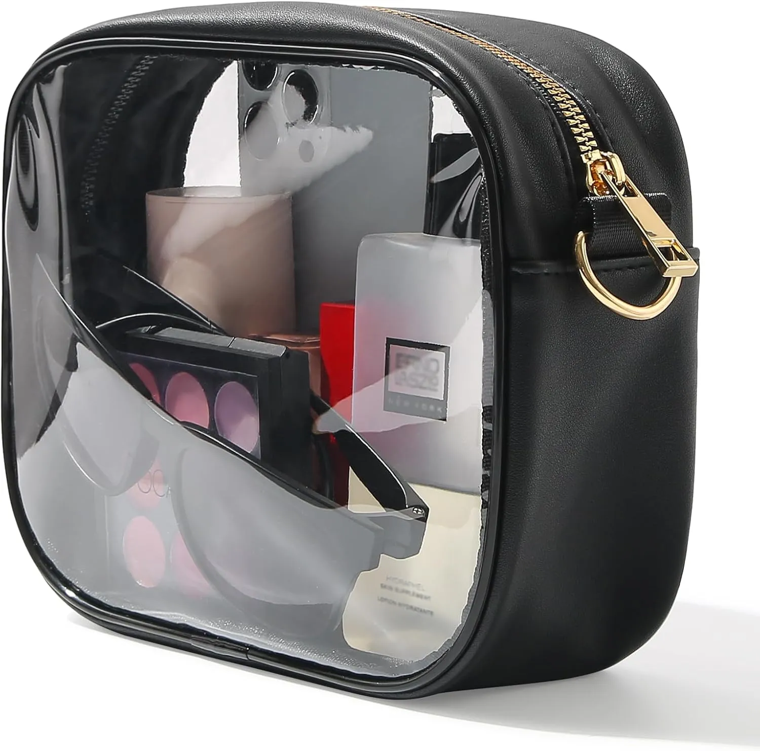 TOBVZOO Clear Bag Stadium Approved, Crossbody Transparent Bag for Concerts Sports Events, Purses for Men & Women