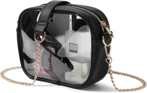 TOBVZOO Clear Bag Stadium Approved, Crossbody Transparent Bag for Concerts Sports Events, Purses for Men & Women