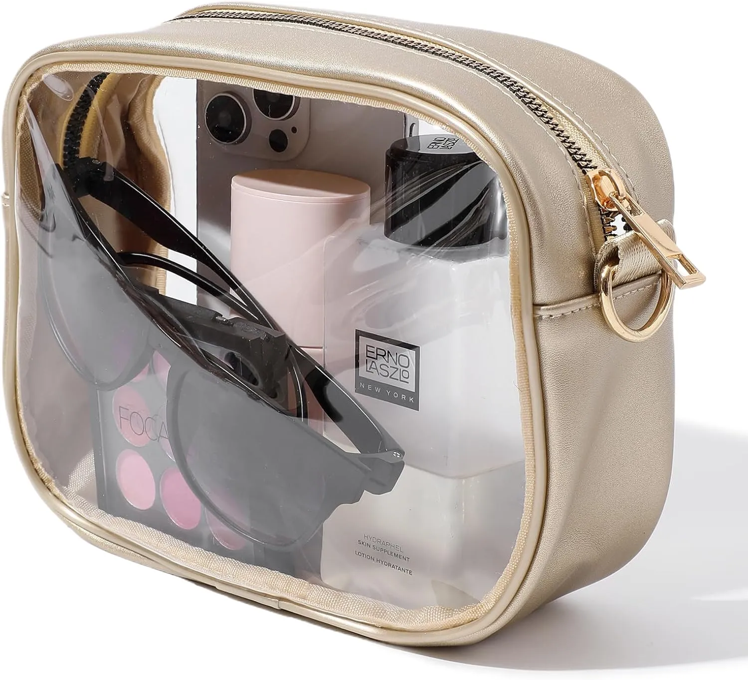 TOBVZOO Clear Bag Stadium Approved, Crossbody Transparent Bag for Concerts Sports Events, Purses for Men & Women