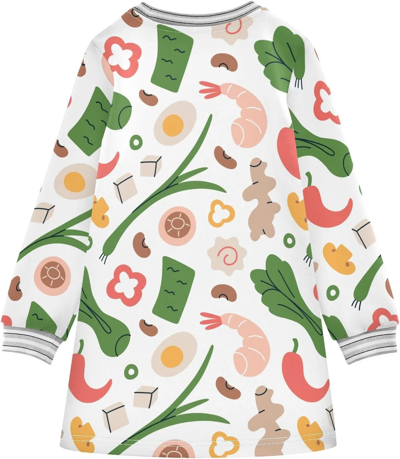 Toddler Girl Long Sleeve Dress Casual Dresses Kids Fall Winter Clothe 2-8 Years