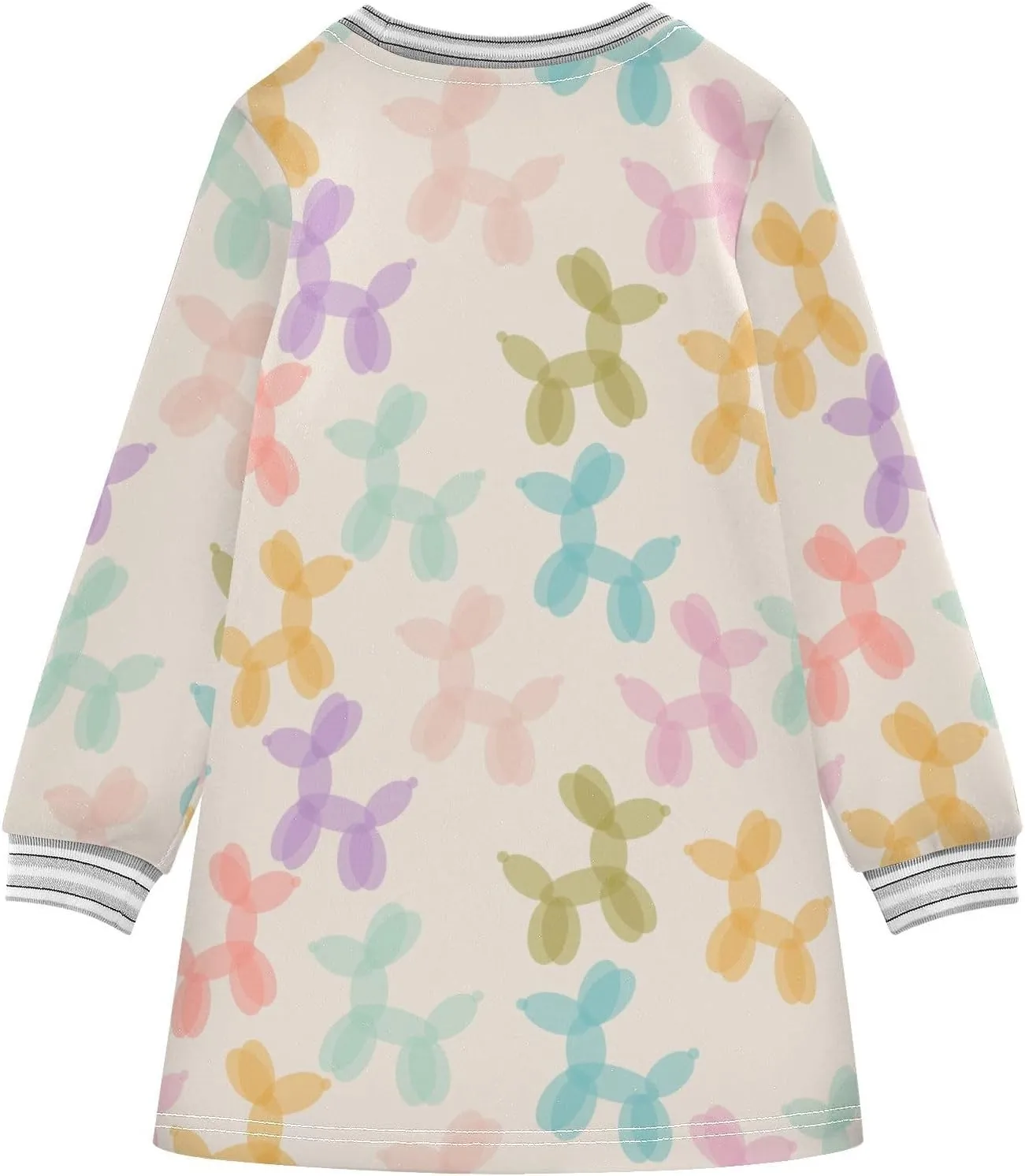 Toddler Girl Long Sleeve Dress Casual Dresses Kids Fall Winter Clothe 2-8 Years