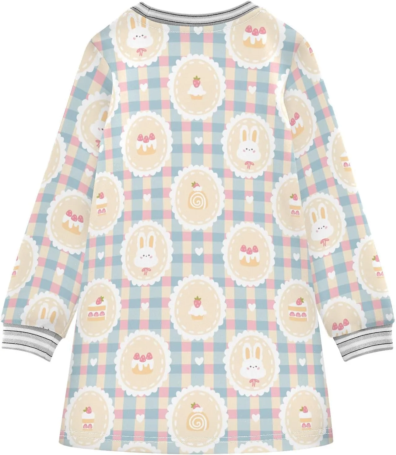 Toddler Girl Long Sleeve Dress Casual Dresses Kids Fall Winter Clothe 2-8 Years