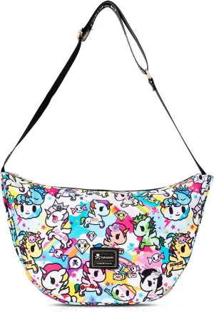 Tokidoki Shoulder Bag Underarm Purses for Women, Cute Crossbody Purse Hobo Handbag with Adjustable Strap