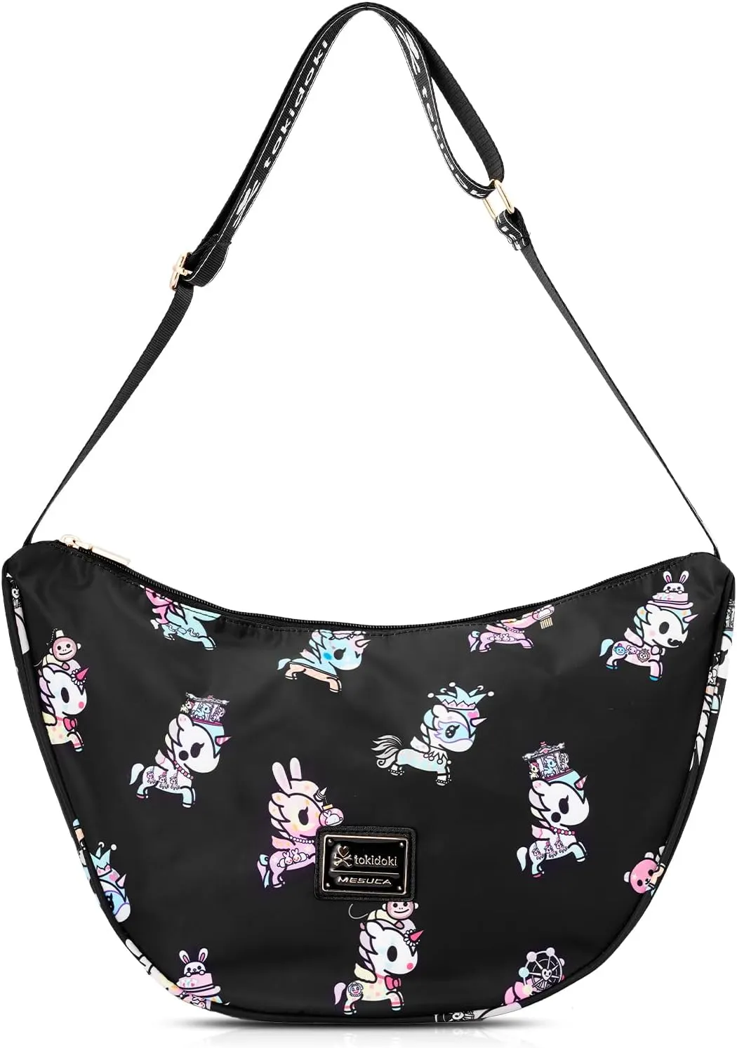 Tokidoki Shoulder Bag Underarm Purses for Women, Cute Crossbody Purse Hobo Handbag with Adjustable Strap