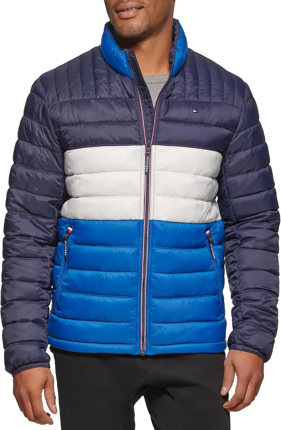 Tommy Hilfiger Men's Ultra Loft Lightweight Packable Puffer Jacket (Standard and Big & Tall)
