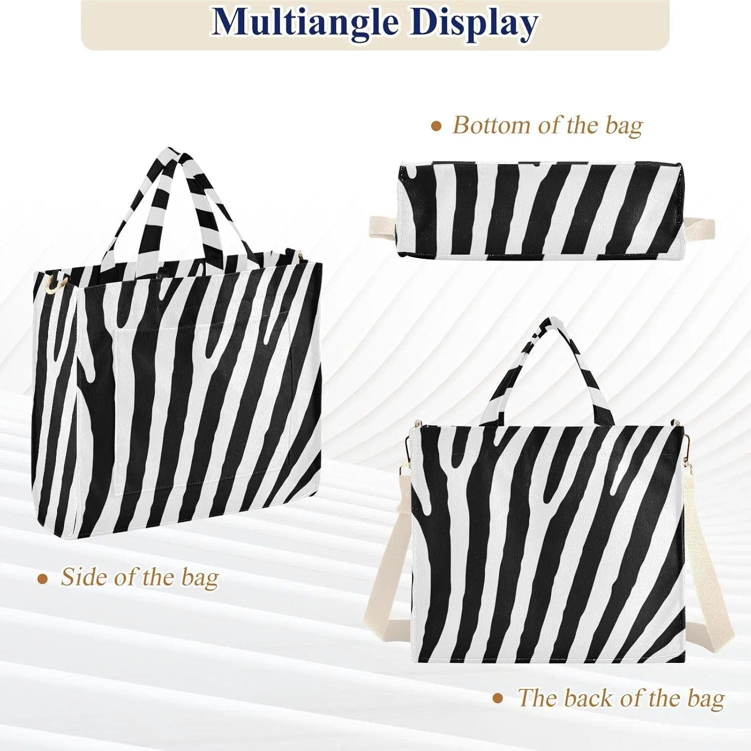 Tote Bag Aesthetic Tote Bag for Women Girl Corduroy Purse for Work Tote Handbag Crossbody Bag Checkered Plaid