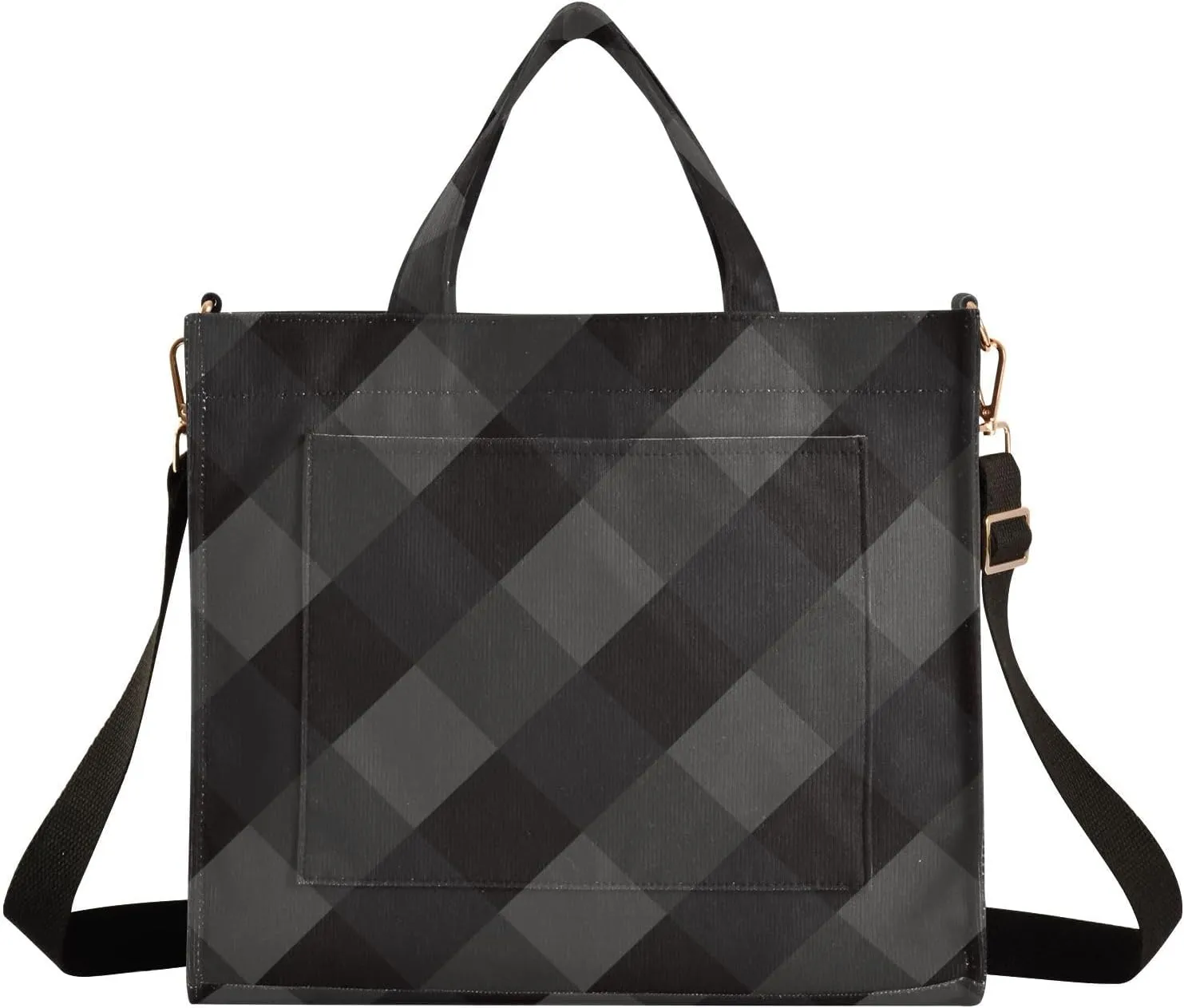 Tote Bag Aesthetic Tote Bag for Women Girl Corduroy Purse for Work Tote Handbag Crossbody Bag Checkered Plaid