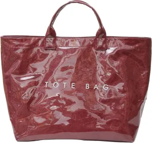 Tote Bags Retro Letter Casual Hundred Handbag Minimalist Transparent Simple Large Capacity Bags Female Womens Tote Bag