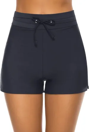 Tournesol Women's Swim Shorts High Waisted Bathing Suit Bottoms Swimsuit Tankini Boy Shorts with Liner