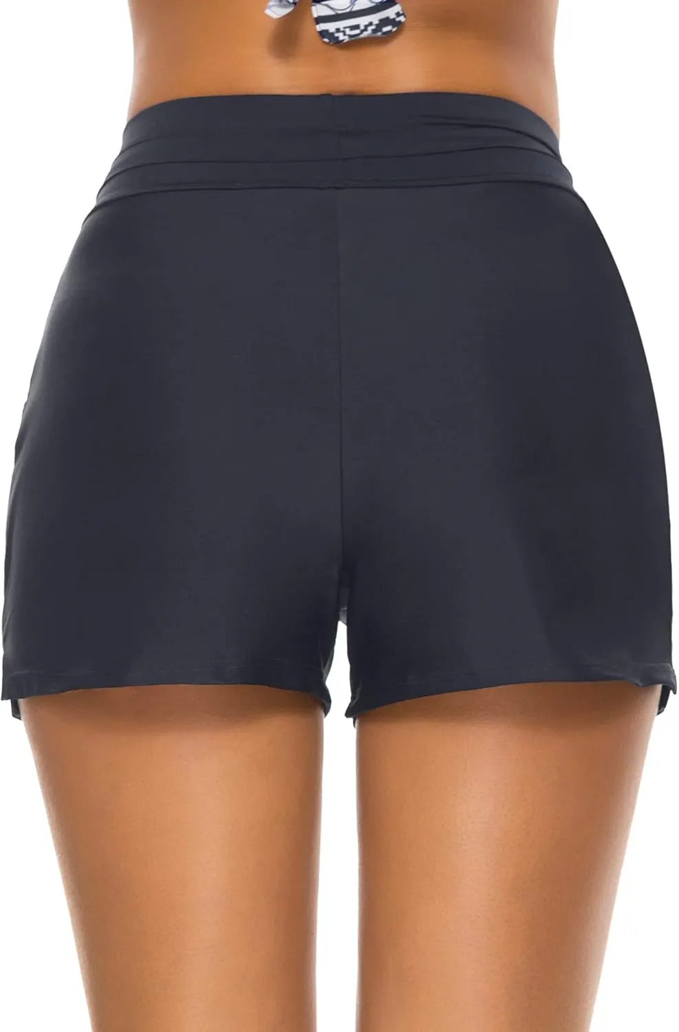 Tournesol Women's Swim Shorts High Waisted Bathing Suit Bottoms Swimsuit Tankini Boy Shorts with Liner