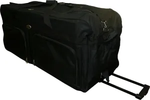 Transworld 42 Polyester Rolling Duffle Bag Wheeled Travel Luggage Suitcase, Tp5799