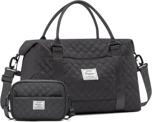 Travel Bag for Women, Overnight Duffel Weekender Bag with Toiletry Bag,Gym Bag with Wet Pocket,Personal Item Carry On Bag
