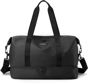Travel Duffel Bag for Women and Men Foldable Weekender Overnight Bag