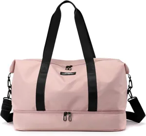 Travel Duffel Bag for Women and Men Foldable Weekender Overnight Bag