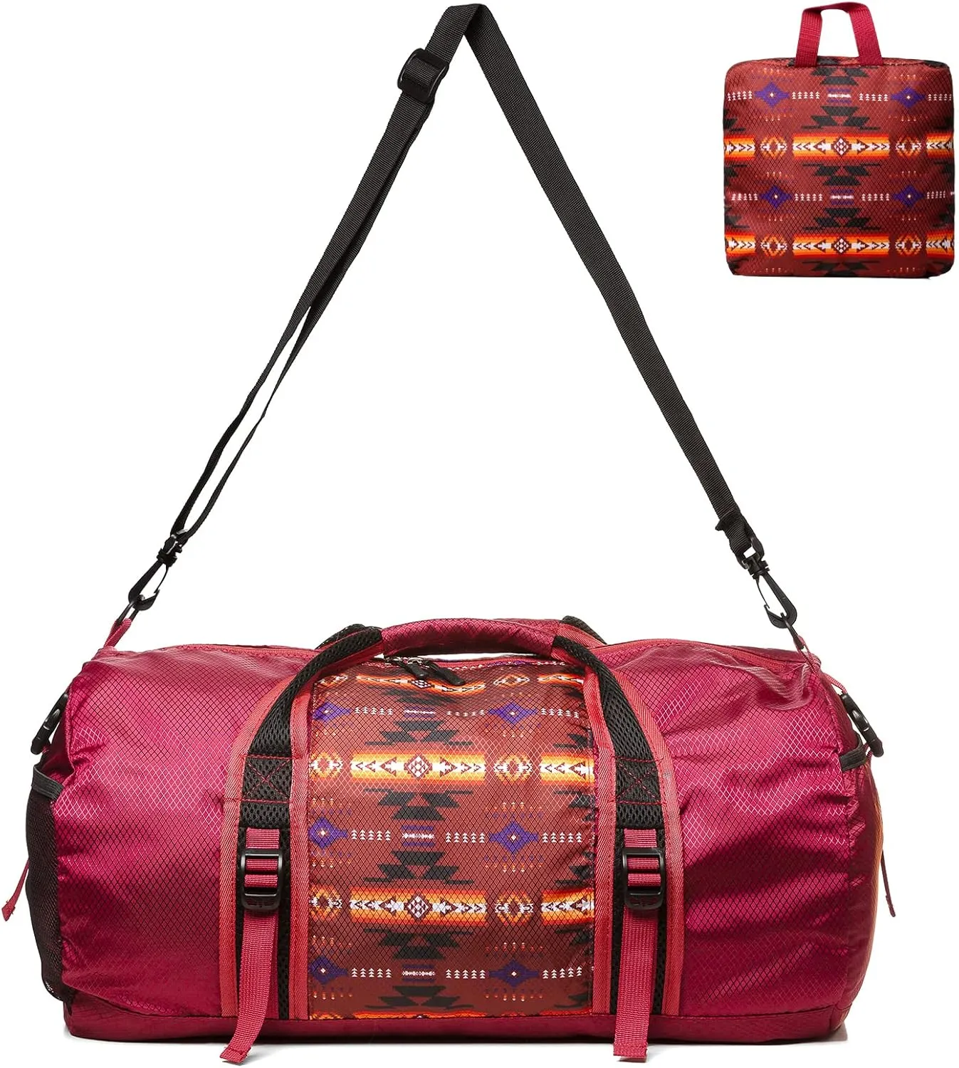 Travel Duffel Bag for Women Men, Lightweight Packable Duffle Bag for Gym, with Pocket and Adjustable Strap for Camping Travel Gear