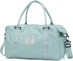 Travel Duffel Bag,Sports Tote Gym Bag,Shoulder Weekender Overnight Bag for Women