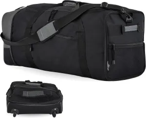 Travelers Club 32-inch Collapsible Expandble Travel Rolling Duffel Bag