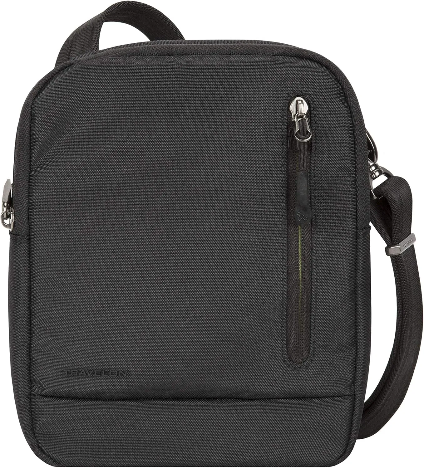 Travelon unisex-adult Anti Theft Urban Small Crossbody Bag, Black, One Size
