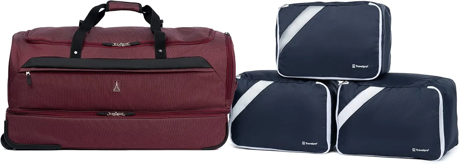 Travelpro Roadtrip 30 Drop-Bottom Rolling Duffel with Packing Cubes