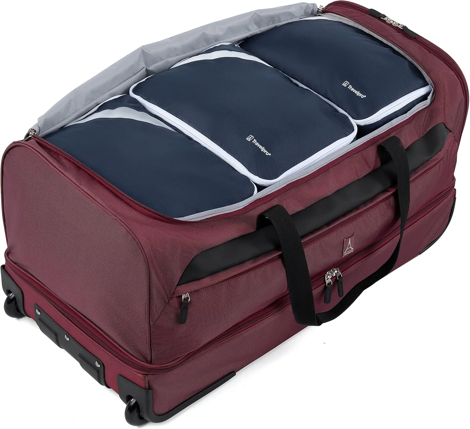 Travelpro Roadtrip 30 Drop-Bottom Rolling Duffel with Packing Cubes