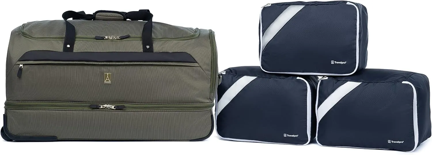 Travelpro Roadtrip 30 Drop-Bottom Rolling Duffel with Packing Cubes
