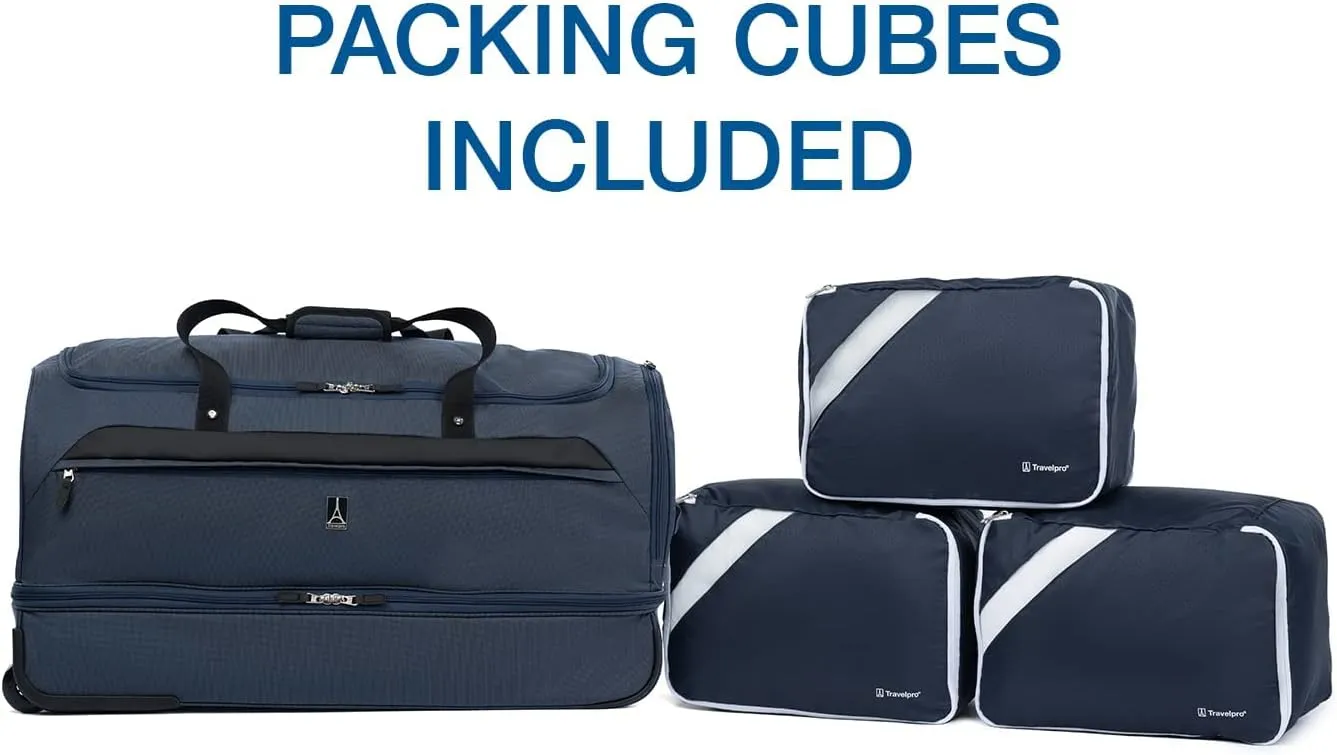 Travelpro Roadtrip 30 Drop-Bottom Rolling Duffel with Packing Cubes
