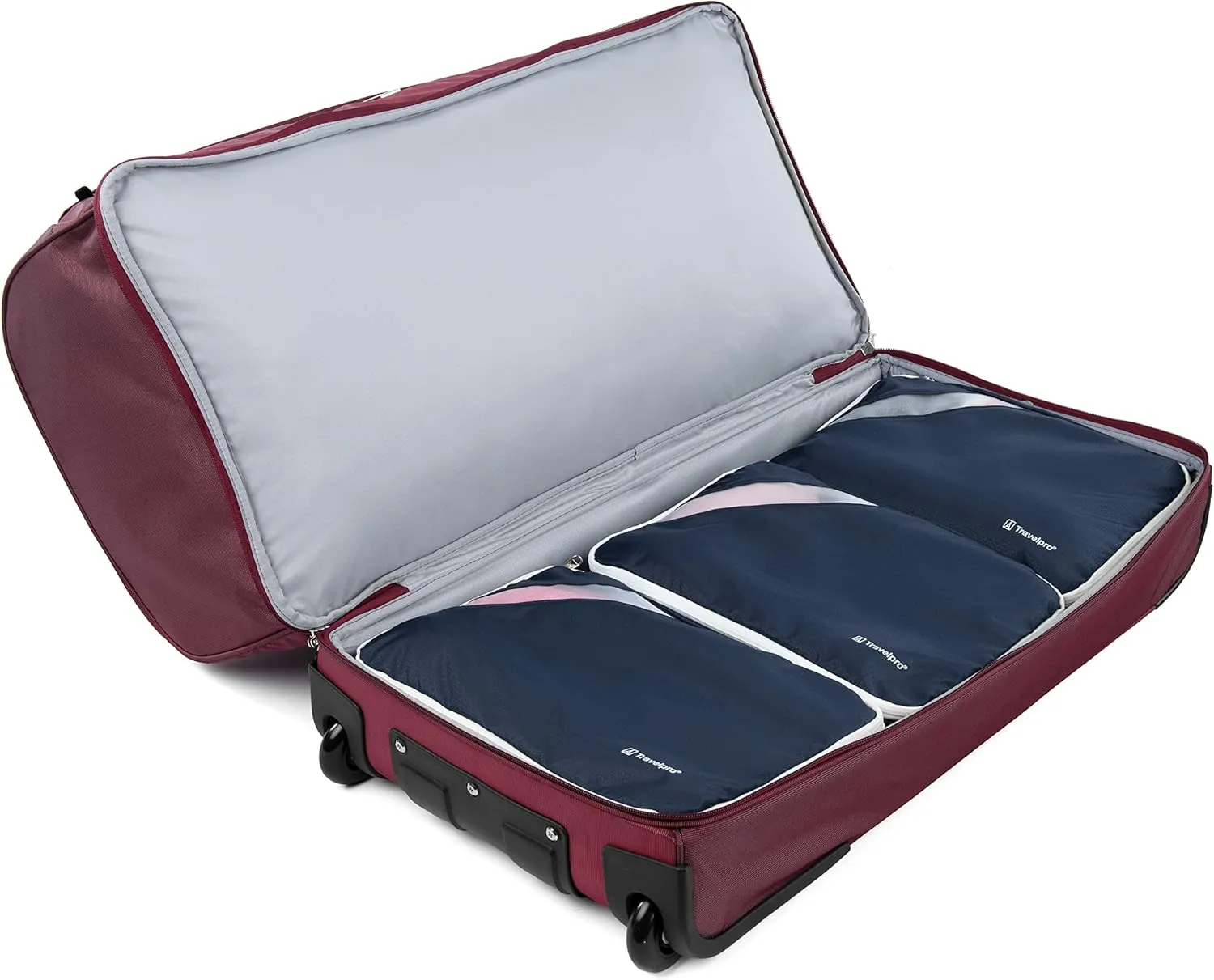 Travelpro Roadtrip 30 Drop-Bottom Rolling Duffel with Packing Cubes