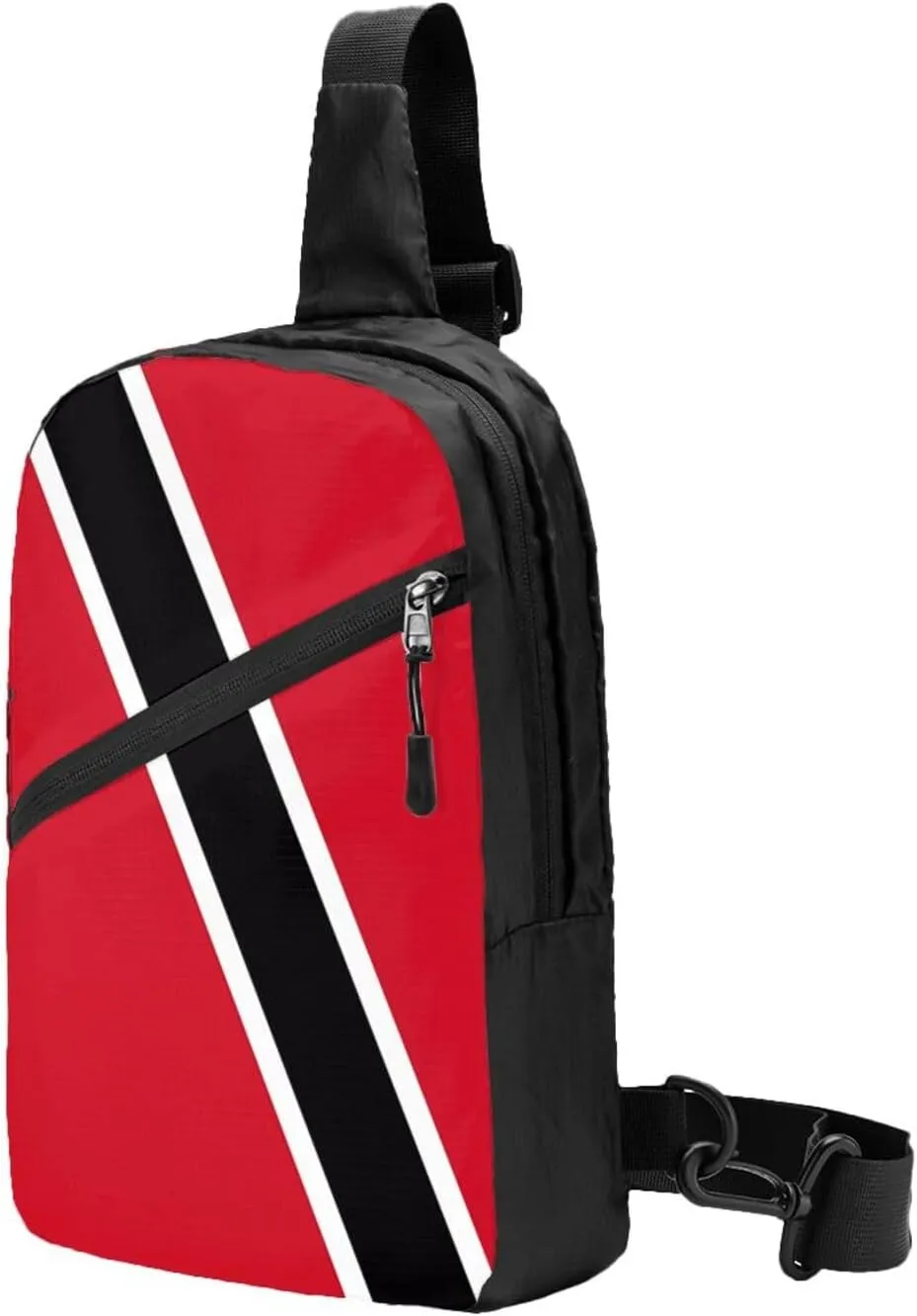 Trinidad and Tobago Flag Packable Crossbody Bag Portable Sling Bags Foldable Travel Daypack Reusable Sports Shoulder Backpack Diagonally Chest Bag for Workout