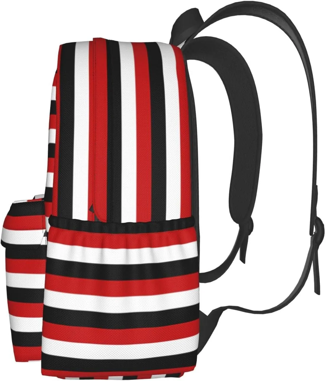 Trinidad Tobago Yemen Flag Stripes Casual Backpack Large Capacity Travel Backpacks Laptop Daypack Commuter Rucksack Adjustable Strap Sports Bags for Hiking Biking