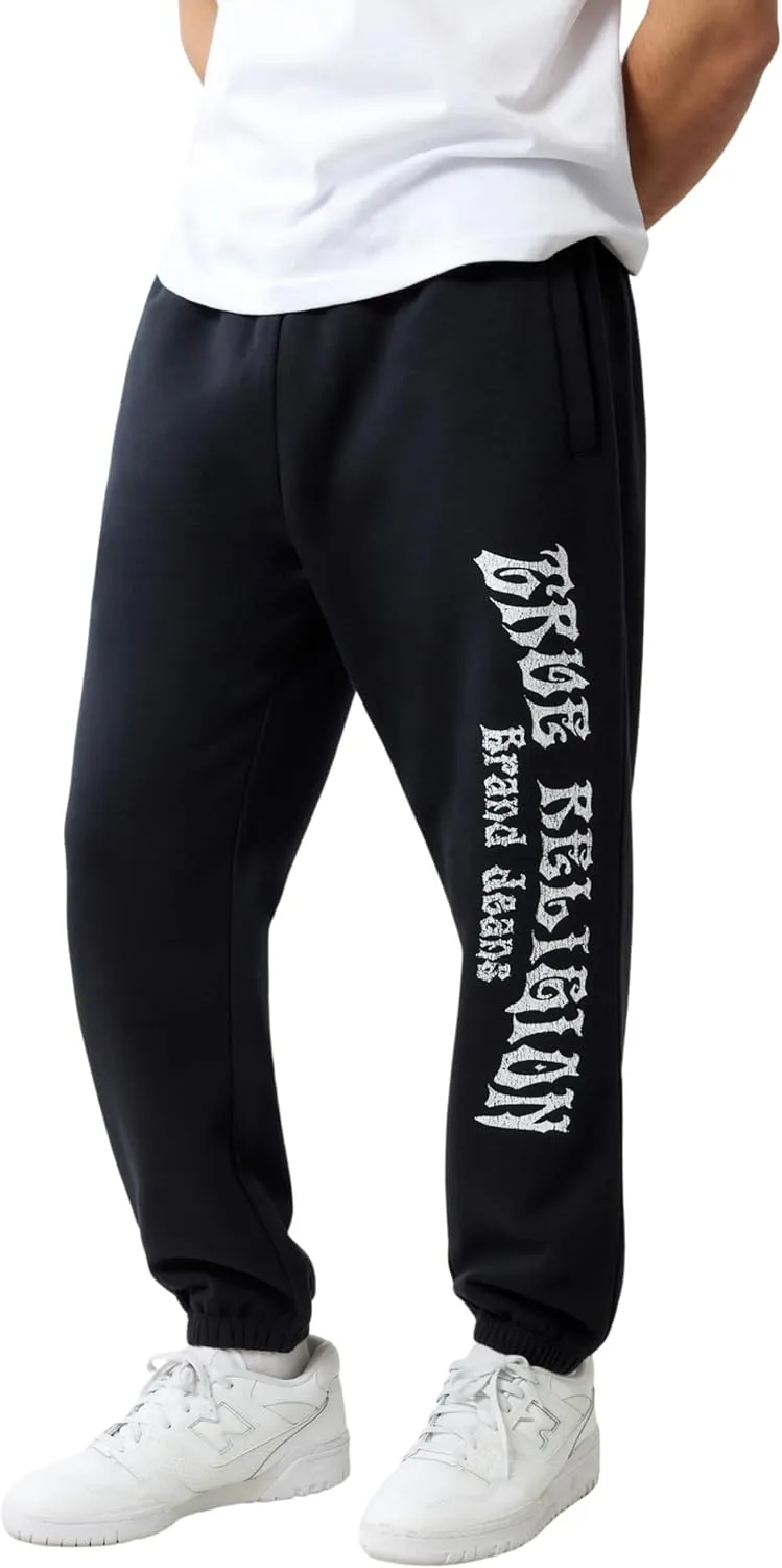 True Religion Men's Patch Embro Jogger