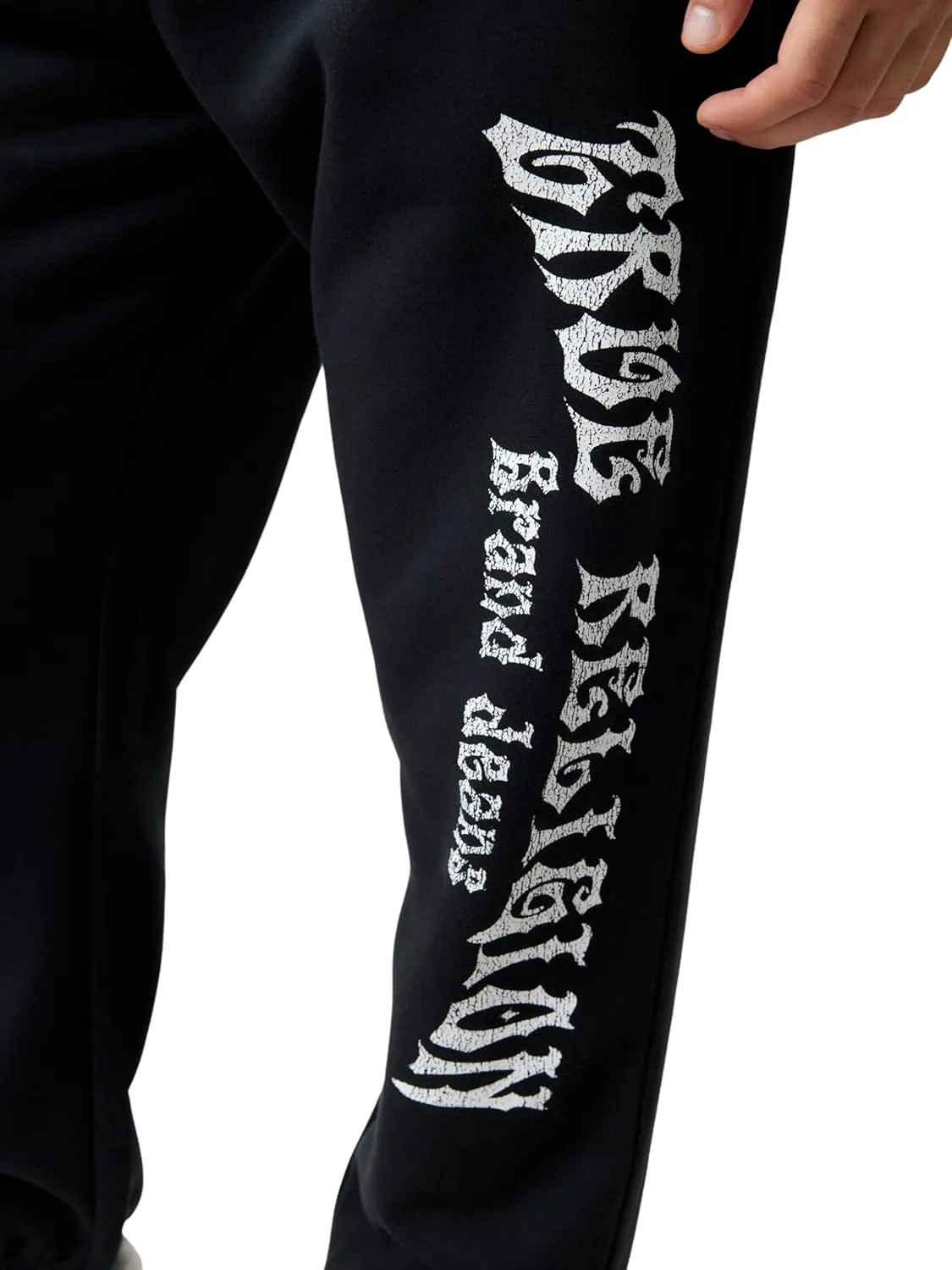 True Religion Men's Patch Embro Jogger