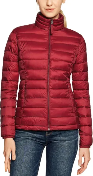 TSLA Women's Lightweight Packable Accent Puffer Jacket, Water-Resistant Winter Coat