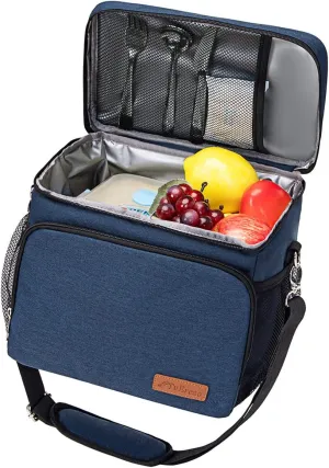 TuErcao Cooler Bag 24 Cans Leakproof Portable Collapsible Soft Cooler Small Ice Chest for Beach Camping Travel Cooler for Car, 15qt Lunch Box Cooler for Men Work Picnic