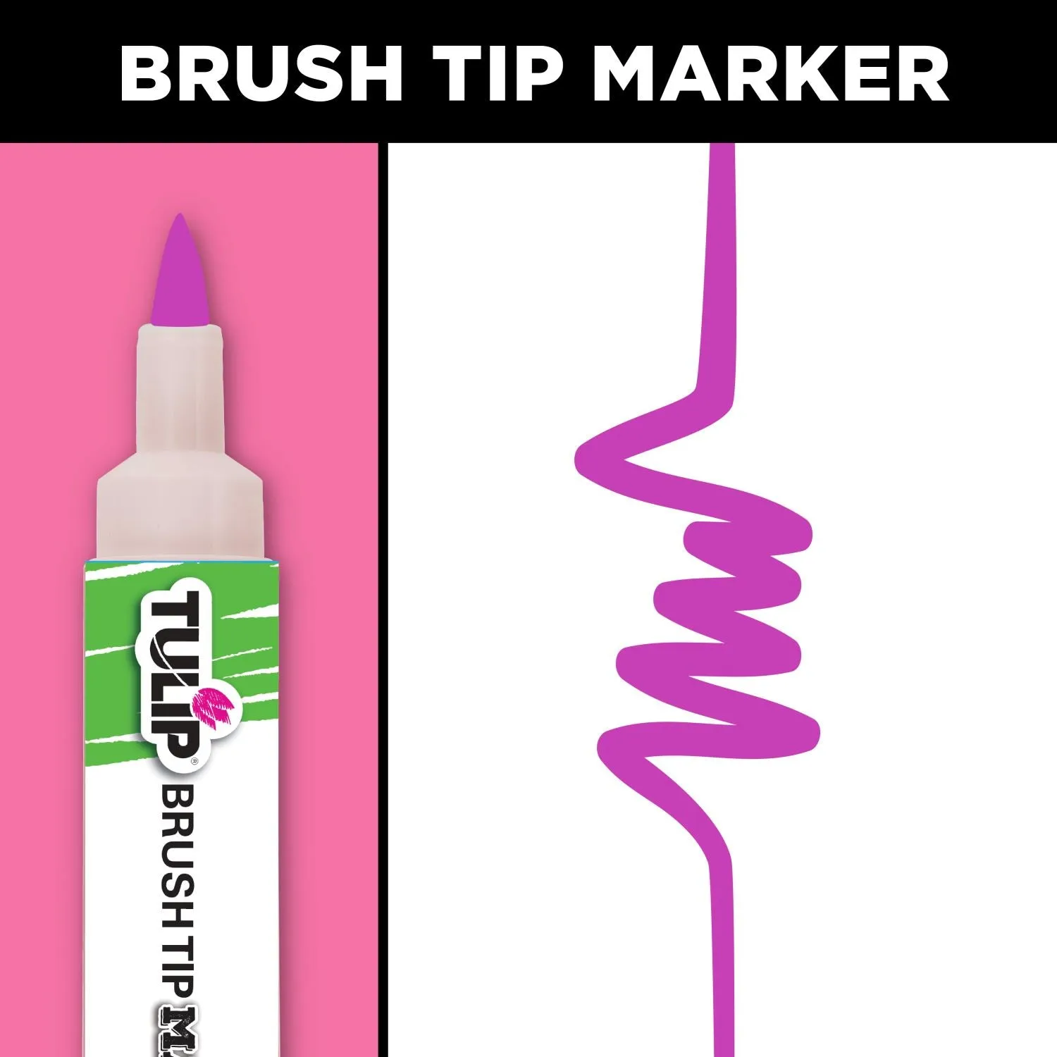 Tulip Brush-Tip Fabric Markers Neon 10 Pack