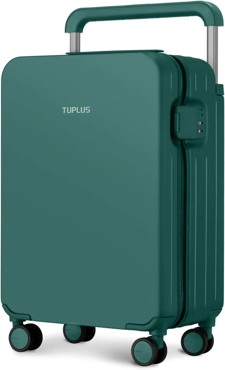 TUPLUS Suitcase Lightweight Luggage Hard Shell Suitcase with 4 Spinner Wheels Hold Check in Travel Case, Impression Series
