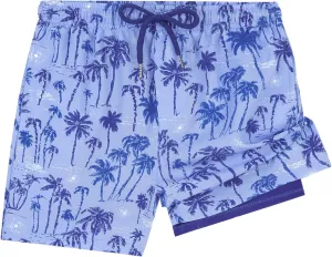 UMELOK Boys Swim Trunks with Compression Liner Toddler Swimsuit
