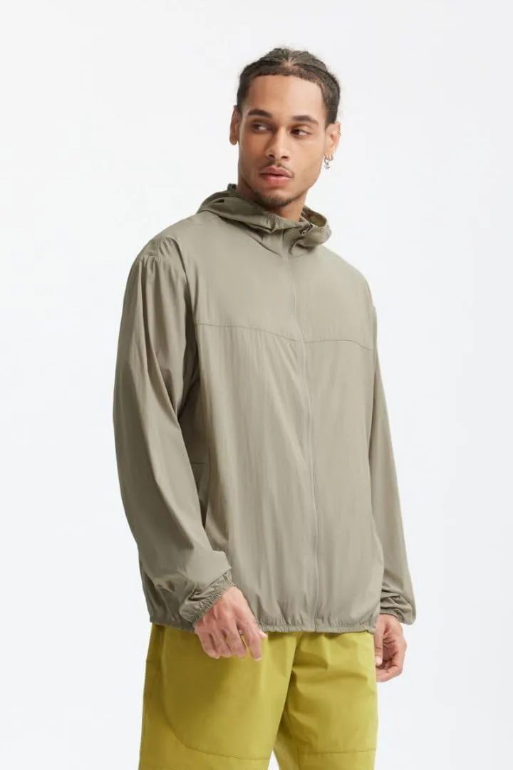UPF 100 Hooded Sun Jacket for Men & Women, Lightweight UV Protection Shirt with Pockets, 6.3oz (Poly/Nylon)