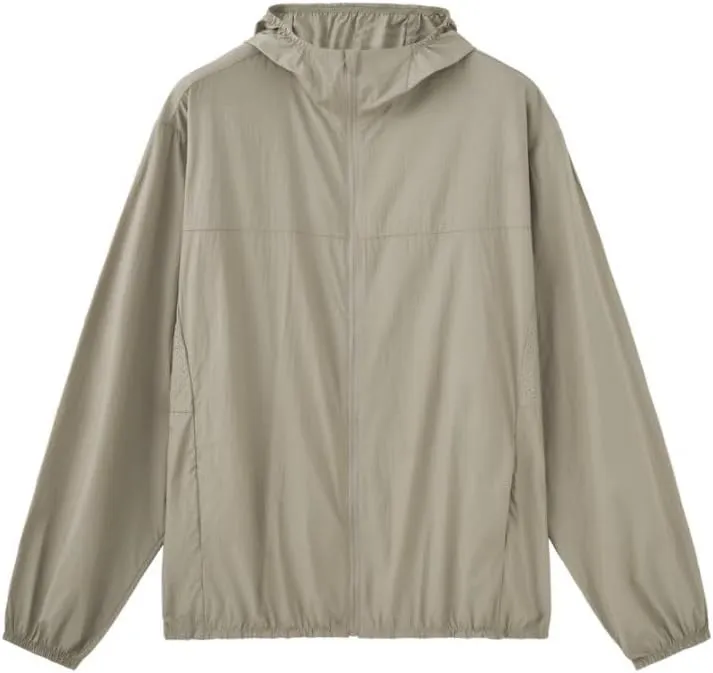 UPF 100 Hooded Sun Jacket for Men & Women, Lightweight UV Protection Shirt with Pockets, 6.3oz (Poly/Nylon)