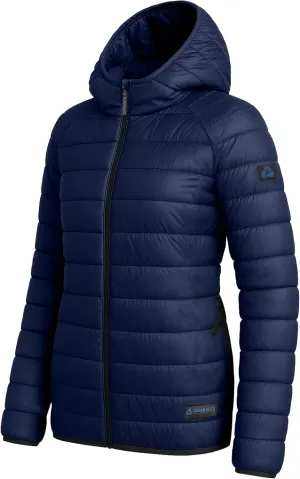 URBAN BUCK Packable Puffer Jacket Women with Hood – 32 Degree Lightweight Quilted Winter Puff Foldable Jacket for Women