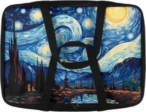 Van Gogh Starry Night Insulated Casserole Carrier Travel Bag - Portable Food Warmer for Hot or Cold Food - Beach Parties, Picnic