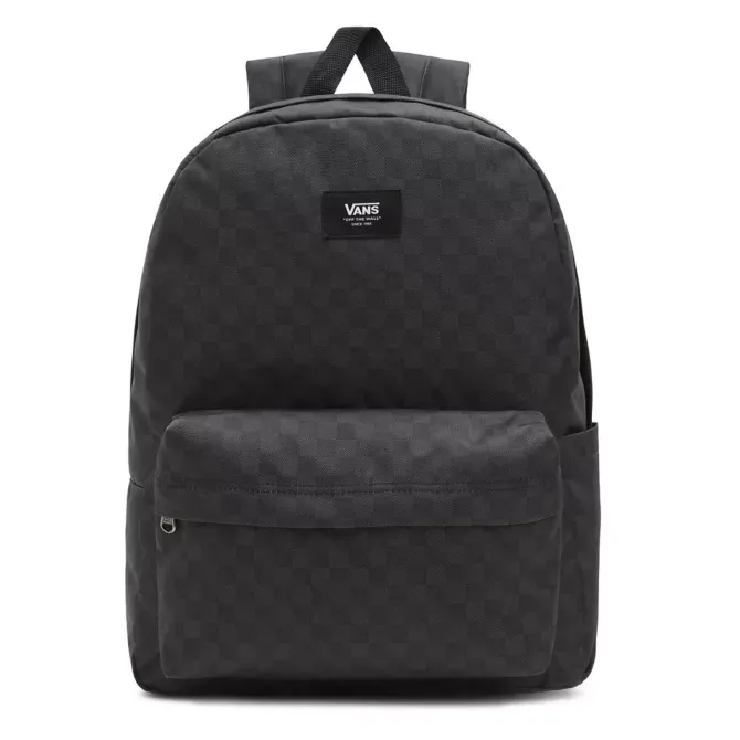 Vans Old Skool Checkerboard Backpack - Black Charcoal