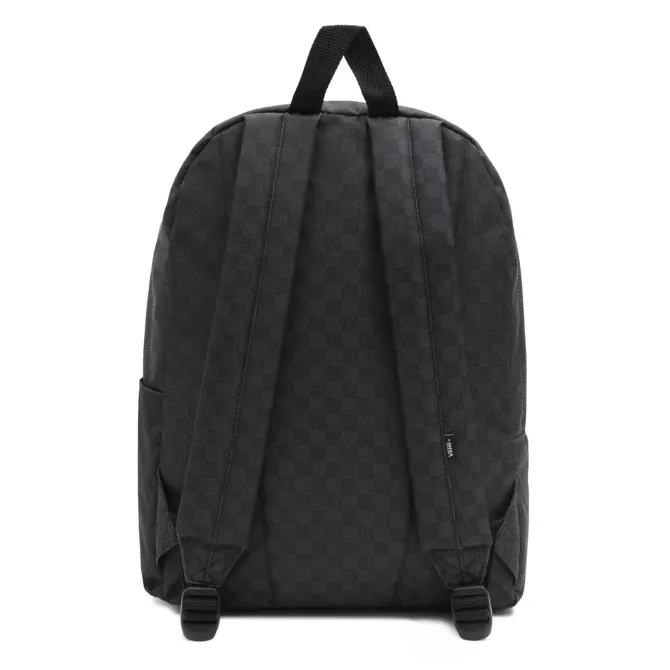 Vans Old Skool Checkerboard Backpack - Black Charcoal